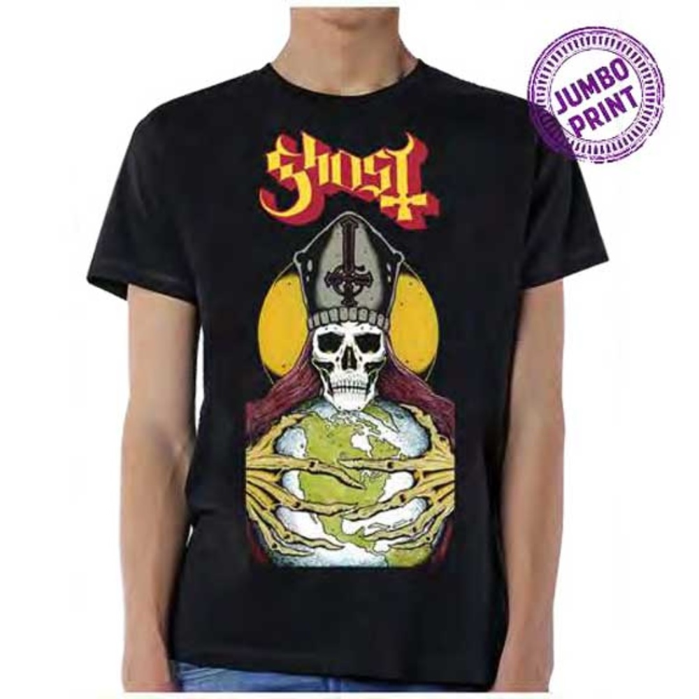 Ghost Skeleton Priest T-shirt